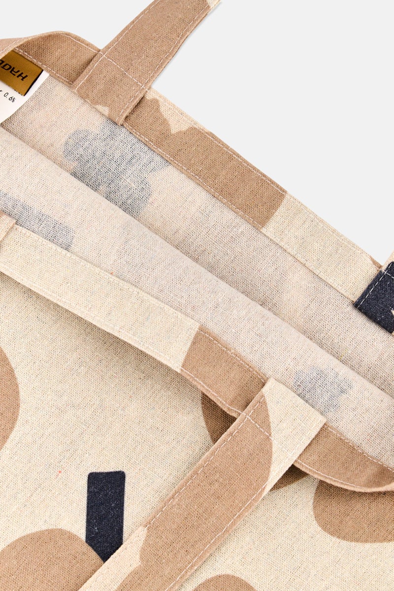 Muy Mucho Haoda Women Floral Print Tote Bag, Multicolor - Image 2